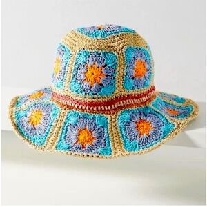 Anthropologie willow crochet bucket hat